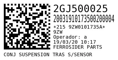 Identificacion segun norma VW