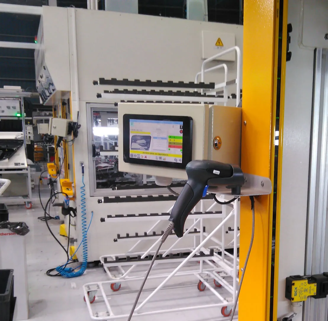 Terminal Arlogic instalada en una planta industrial